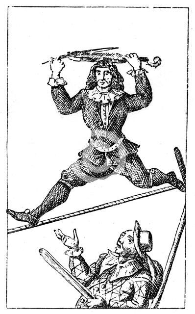 Acrobat Exercise, (1885). Artist: Unknown