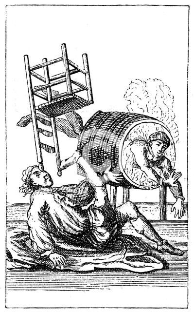 Acrobat Exercise, (1885). Artist: Unknown