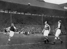 Acrobatics in a Arsenal v Chelsea match at Stamford Bridge, London, c1933-c1938. Artist: Sport & General