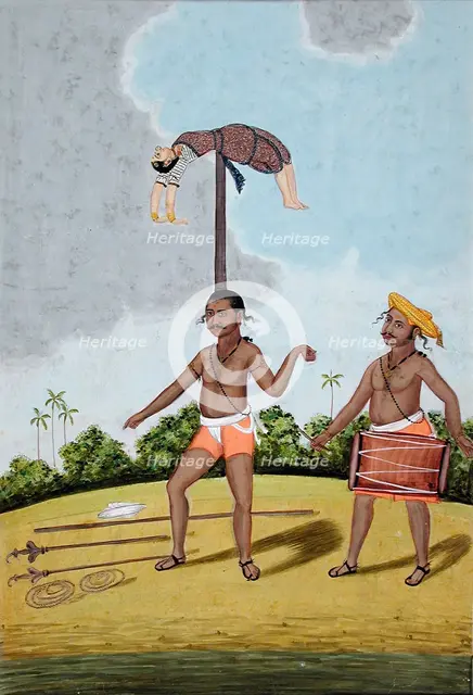 Acrobats, c1850. Creator: Unknown.