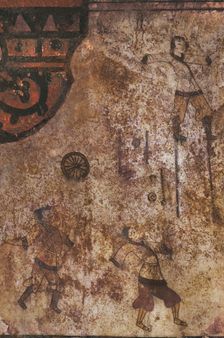 Acrobats. The mural painting of the Susan-ri Tomb, Second Half of the 5th century