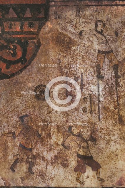 Acrobats. The mural painting of the Susan-ri Tomb, Second Half of the 5th century.