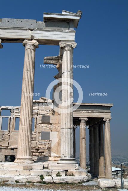 Acropolis, Athens, Greece, 2003. Creator: Ethel Davies.