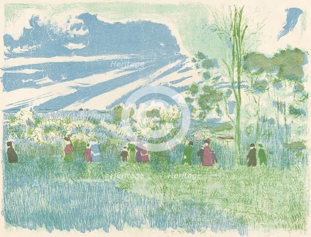 Across Country (A travers champs), 1897/1898 (published 1899). Creator: Edouard Vuillard.