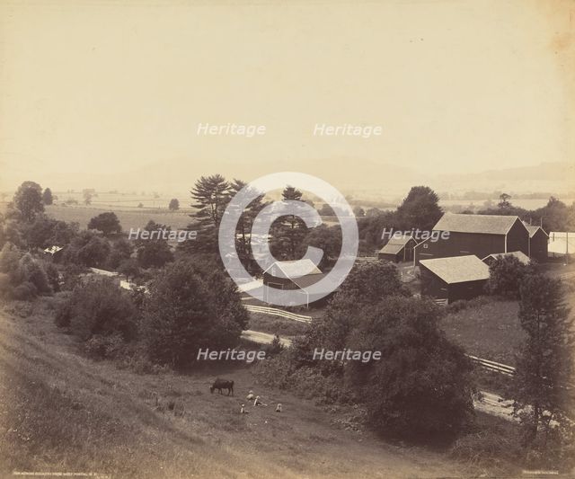Across Country from West Portal, N.J., c. 1895. Creator: William H Rau.