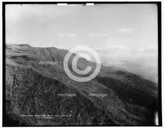 Across Tuckerman's Ravine from Boot's Spur, White Mountains, c1900. Creator: Unknown.