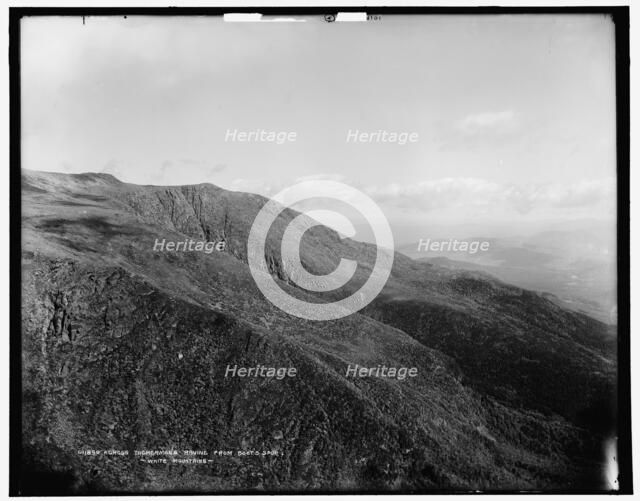 Across Tuckerman's Ravine from Boot's Spur, White Mountains, c1900. Creator: Unknown.