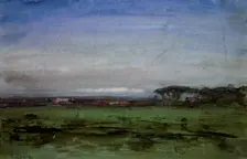 Across the Campagna, 1872. Creator: George Inness