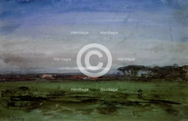 Across the Campagna, 1872. Creator: George Inness.
