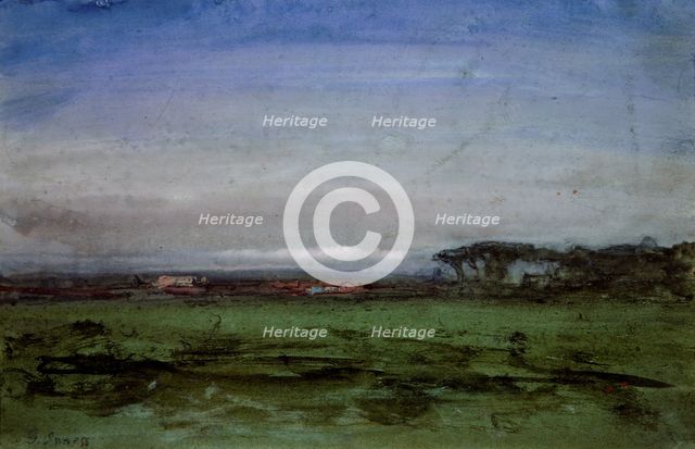 Across the Campagna, 1872. Creator: George Inness.