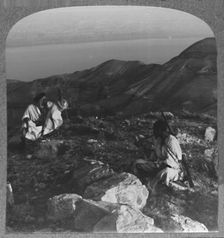 Across the Dead Sea from Machaerus c1900