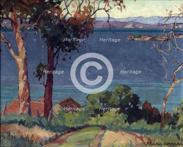 Across the Firth of Thames, c1925. Creator: Rhona Haszard.