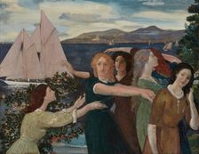 Across the Harbor, 1908. Creator: Arthur Davies