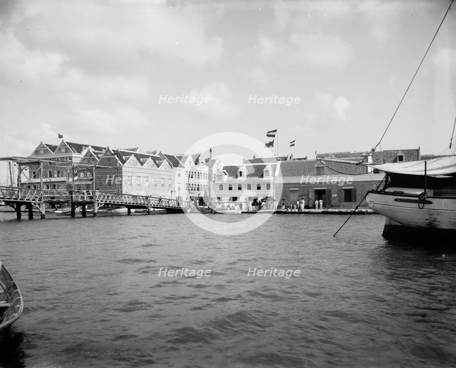 Across the inner bay [Sint Anna Bay], Curacao, D.W.I., between 1890 and 1901. Creator: Unknown.