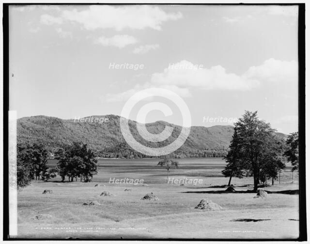 Across the lake from Lake Dunmore House, Green Mountains, between 1900 and 1906. Creator: Unknown.