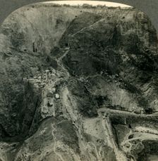 Across the Mammoth Pits of South Africa's Greatest Diamond Mine, Pretoria, Transvaal c1930s. Creator: Unknown