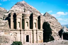 Ad Deir Monastery at Petra, c20th century. Artist: CM Dixon