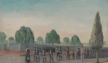 Adult Funeral Procession, 1870s. Creator: William P. Chappel