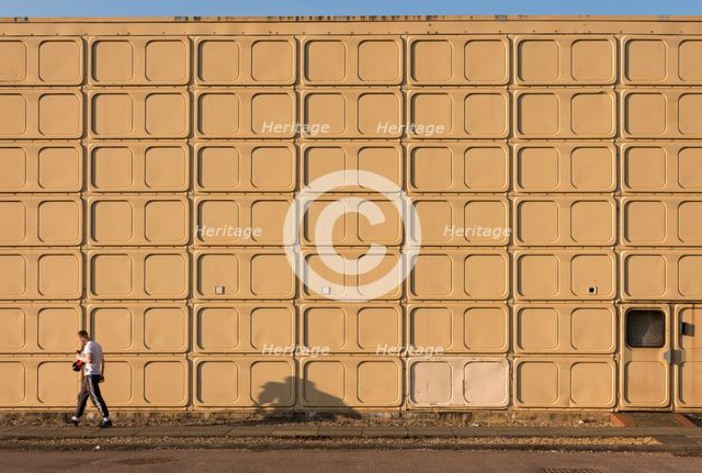 Advance factory units, Burners Lane, Kiln Farm, Milton Keynes, 2017. Creator: Steven Baker.