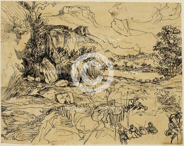 Advance Guard, n.d. Creator: Rodolphe Bresdin.