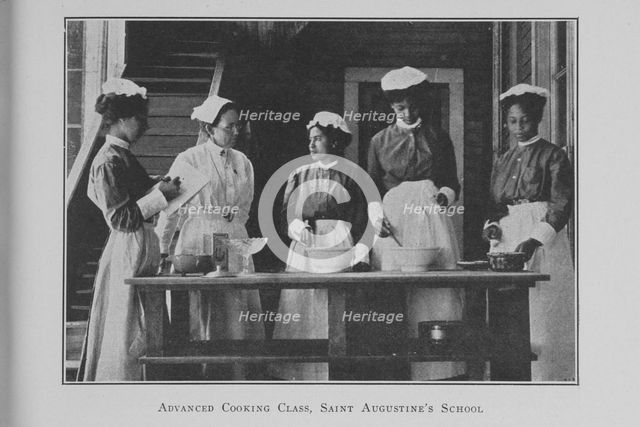 Advanced cooking class; Saint Augustine's School; [Raleigh, North Carolina], (1923?). Creator: Unknown.
