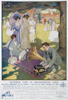 Advert for the Gramophone and Typewriter Co, 1907