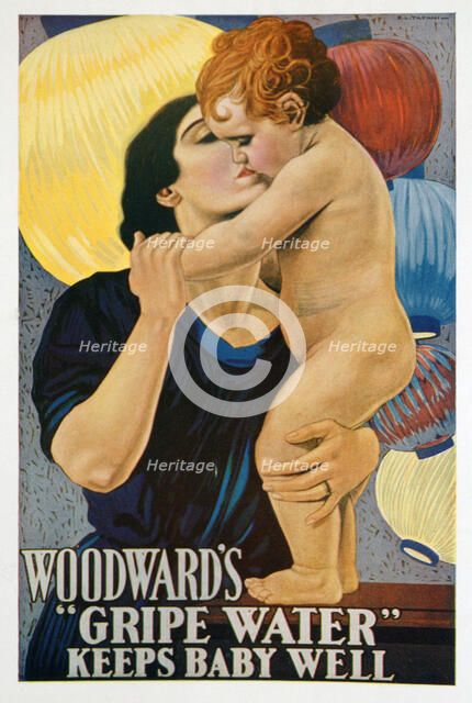 Advert for Woodward's Gripe Water, 1922. Artist: Unknown