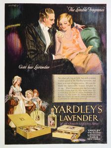 Advert for Yardley's Lavender perfume, 1929