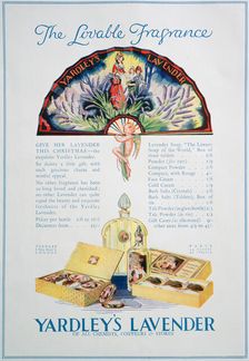 Advert for Yardley's Lavender perfume and cosmetics, 1928