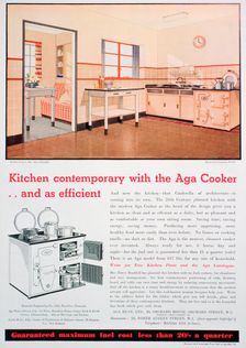Advert for Aga cookers, 1936