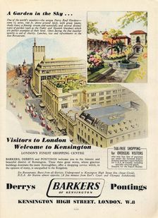 Advert for Barkers of Kensington, 1951