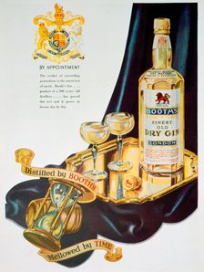 Advert for Booth's gin, 1935