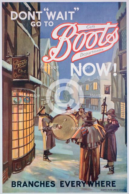 Advert for Boots the Chemists, 1924. Artist: Unknown