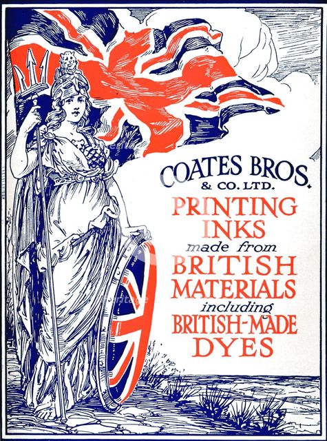'Advert For Coates Bros. & Co. Ltd.', 1917. Artist: Coates Bros & Co Ltd.