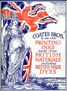 Advert For Coates Bros. & Co. Ltd. 1917. Artist: Coates Bros & Co Ltd