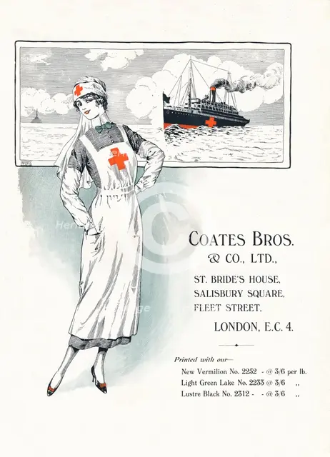 'Advert For Coates Bros. & Co. Ltd', 1917. Artist: Coates Bros & Co Ltd.