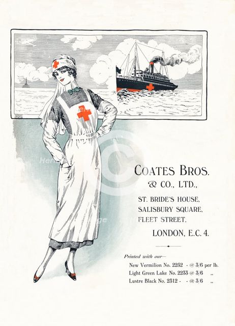 'Advert For Coates Bros. & Co. Ltd', 1917. Artist: Coates Bros & Co Ltd.