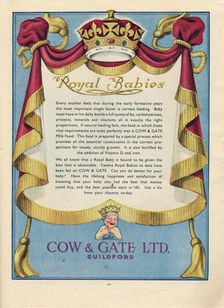 Advert for Cow & Gate Ltd., 1951