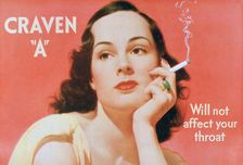 Advert for Craven A cigarettes, 1939