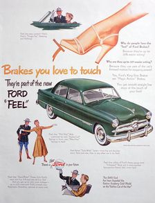 Advert for Ford cars, 1949