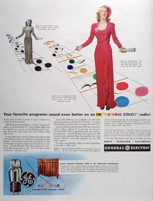 Advert for General Electric FM radios, 1944