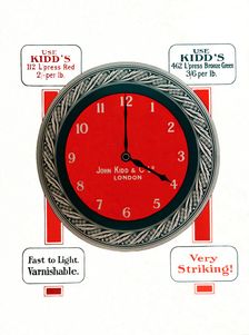 Advert for John Kidd's & Co. Ltd Inks 1917