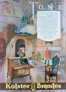 Advert for Kolster Brandes radio gramophones, 1930