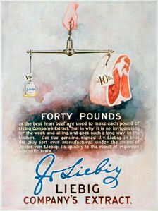 Advert for Liebig Extract of Meat, 1899.