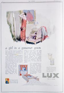 Advert for Lux soap, 1925