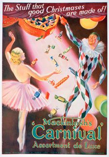 Advert for Mackintosh's Carnival toffee assortments, 1935