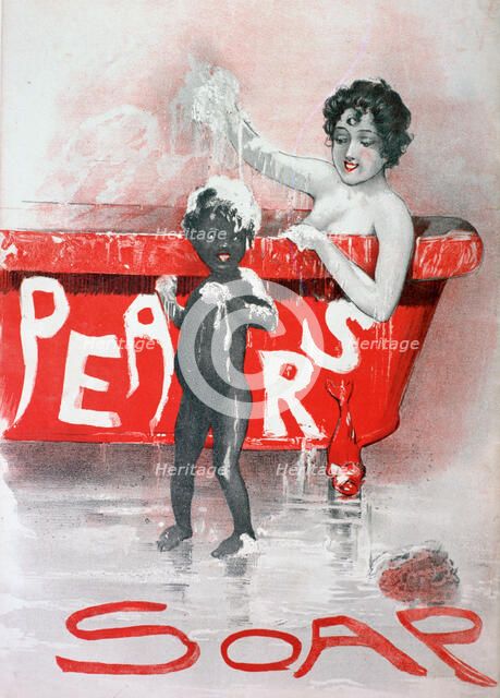 Advert for Pears soap, 1896. Artist: Unknown
