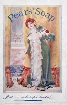 Advert for Pears soap, 1906