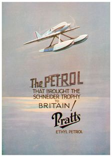 Advert for Pratts Ethyl Petrol, c1928