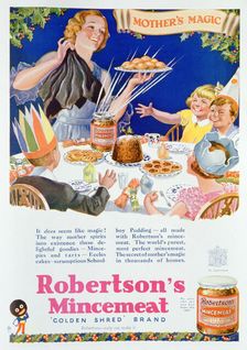 Advert for Robertson's Mincemeat, 1933